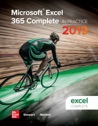 Cover image: Microsoft Excel 365 Complete: In Practice, 2019 Edition 1st edition 9781260818413