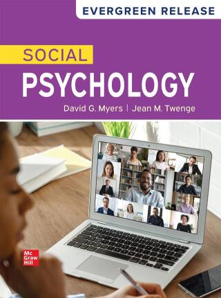 Cover image: Social Psychology 14th edition 9781260888539