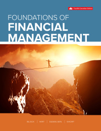 Cover image: Foundations Of Financial Management (Canadian Edition) 12th edition 9781260326918