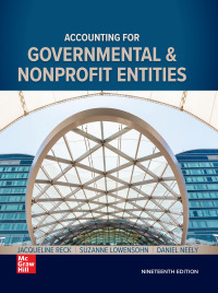 Cover image: Accounting for Governmental & Nonprofit Entities 19th edition 9781260809954
