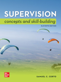 Cover image: Supervision: Concepts and Skill-Building 11th edition 9781260682960