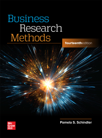 Cover image: Business Research Methods 14th edition 9781260733723