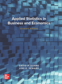 Cover image: Applied Statistics in Business and Economics: 2024 Release 7th edition 9781260716283