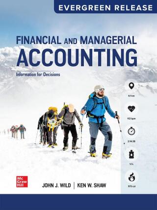 Cover image: Financial and Managerial Accounting 9th edition 9781260728774