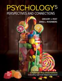Cover image: Psychology: Perspectives and Connections, 2024 Release 5th edition 9781266197161