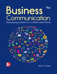 Cover image: Business Communication:  Developing Leaders for a Networked World 4th edition 9781260088342