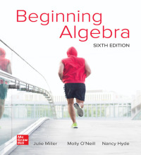 Cover image: Beginning Algebra 6th edition 9781260728248