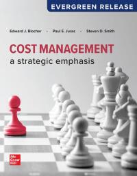 Cover image: Cost Management: A Strategic Emphasis, 2024 Release 9th edition 9781260814712