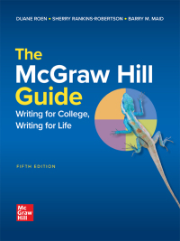 Cover image: The McGraw-Hill Guide: Writing for College, Writing for Life 5th edition 9781260798159