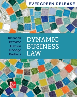 Cover image: Dynamic Business Law 6th edition 9781260733976