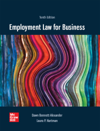 Cover image: Employment Law for Business 10th edition 9781260734270