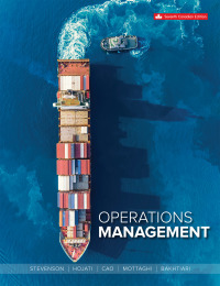 Cover image: Operations Management (Canadian Edition) 7th edition 9781260326871
