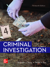 Cover image: Criminal Investigation 13th edition 9781260836806