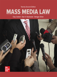 Cover image: Mass Media Law 22nd edition 9781260837421