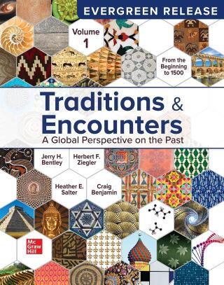 Cover image: Traditions & Encounters Volume 1 From the Beginning to 1500: 2025 Release 7th edition 9781266446245