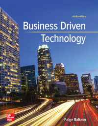 Cover image: Business Driven Technology 9th edition 9781260727814