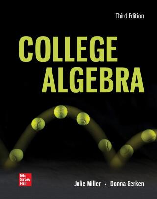 Cover image: College Algebra 3rd edition 9781260260434