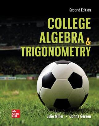 Cover image: College Algebra & Trigonometry 2nd edition 9781260260441