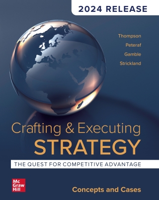 Cover image: Crafting & Executing Strategy: The Quest for Competitive Advantage: Concepts and Cases, 2024 Release 9781265807368