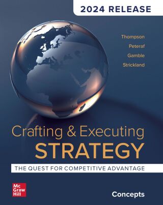Cover image: Crafting and Executing Strategy: Concepts, 2024 Release 9781264250189