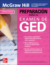 Imagen de portada: McGraw-Hill Education Preparacion para el Examen de GED, Tercera edicion 3rd edition 9781264257997