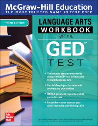 Cover image: McGraw-Hill Education Language Arts Workbook for the GED Test 3rd edition 9781264258031