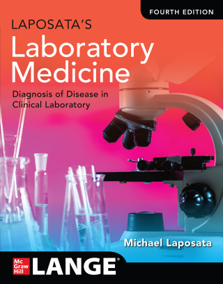 Cover image: Laposata's Laboratory Medicine: Diagnosis of Disease in the Clinical Laboratory 4th edition 9781264258093