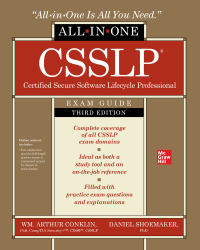 Imagen de portada: CSSLP Certified Secure Software  Lifecycle Professional All-in- One Exam Guide 3rd edition 9781264258208