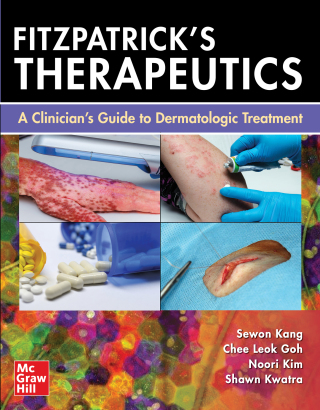 Cover image: Fitzpatrick's Therapeutics: A Clinician's Guide to Dermatologic Treatment 1st edition 9781264258932