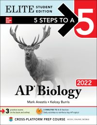 Cover image: 5 Steps to a 5: AP Biology 2022 Elite Student Edition 1st edition 9781264267231