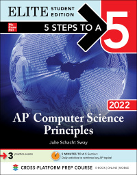 Imagen de portada: 5 Steps to a 5: AP Computer Science Principles 2022 Elite Student Edition 1st edition 9781264267873