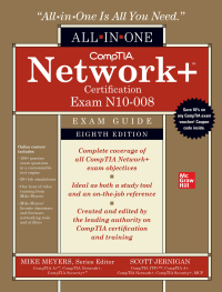 Imagen de portada: CompTIA Network+ Certification All-in-One Exam Guide, Eighth Edition (Exam N10-008) 8th edition 9781264269051