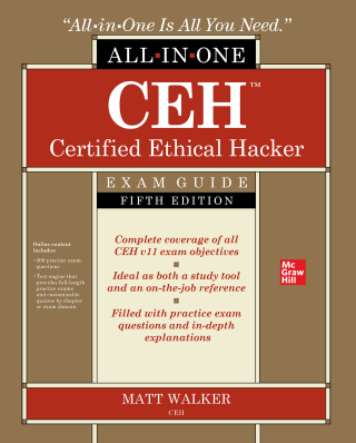 Cover image: CEH Certified Ethical Hacker All-in-One Exam Guide 5th edition 9781264269945
