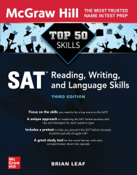 صورة الغلاف: Top 50 SAT Reading, Writing, and Language Skills, Third Edition 3rd edition 9781264274789