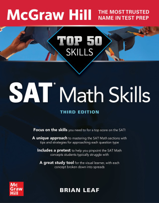 Cover image: Top 50 SAT Math Skills, Third Edition 3rd edition 9781264274802