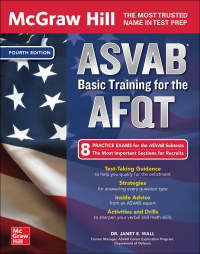 Cover image: McGraw Hill ASVAB Basic Training for the AFQT, Fourth Edition 4th edition 9781264274864