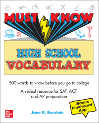 Cover image: Must Know High School Vocabulary 1st edition 9781264275069