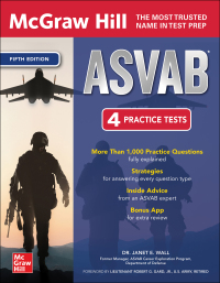 Cover image: McGraw Hill ASVAB, Fifth Edition 5th edition 9781264277469