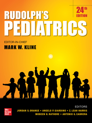 Cover image: Rudolph's Pediatrics, 24th Edition 24th edition 9781264277582