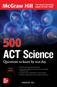 صورة الغلاف: 500 ACT Science Questions to Know by Test Day, Third Edition 3rd edition 9781264278213