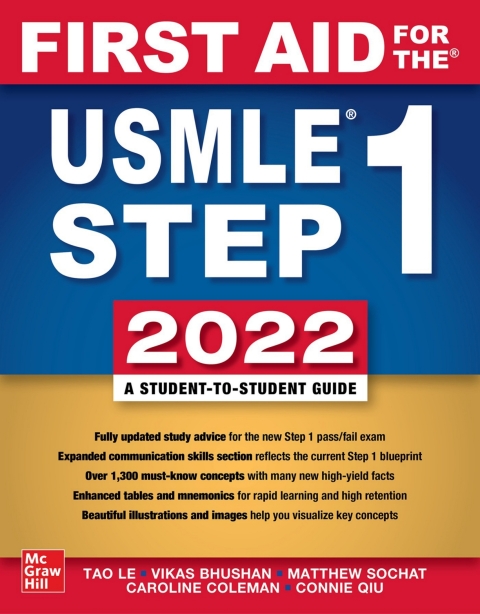 First Aid for the USMLE Step 1 2022, 32nd  Edition - FULL INSTANT DOWNLOAD | PDF DOCX EPUB