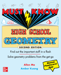 Imagen de portada: Must Know High School Geometry, Second Edition 2nd edition 9781264286140