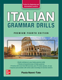 Omslagafbeelding: Italian Grammar Drills 1st edition 9781264286379