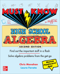 Cover image: Must Know High School Algebra, Second Edition 2nd edition 9781264286393