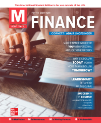 Cover image: M: Finance ISE 5th edition 9781264357758