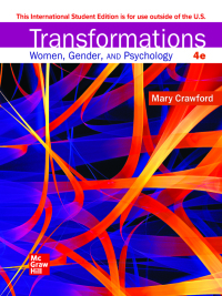 Cover image: Transformations: Women, Gender and Psychology ISE 4th edition 9781265636883