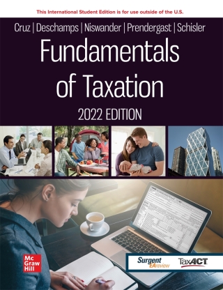 Cover image: Fundamentals of Taxation 2022 Edition ISE 15th edition 9781264910298