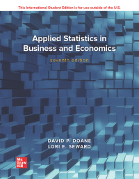 Cover image: Applied Statistics in Business and Economics 7th edition 9781260597646