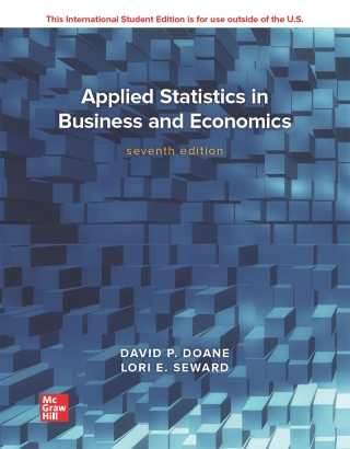 Cover image: ISE Applied Statistics in Business and Economics 7th edition 9781260597646