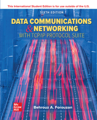 Omslagafbeelding: Data Communications and Networking with TCP/IP Protocol Suite 6th edition 9781260597820